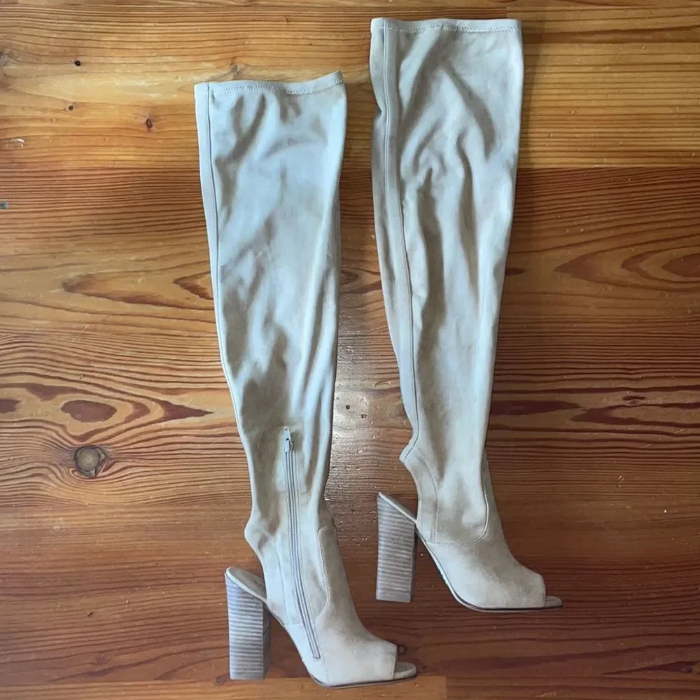 tan suede